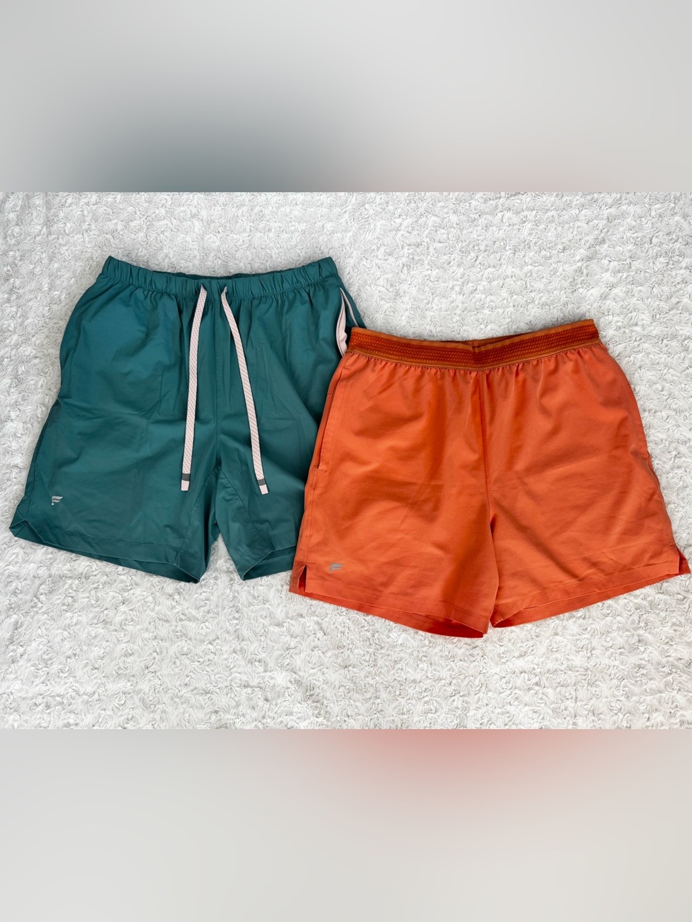 Fabletics Athletic Shorts Bundle Teal Orange